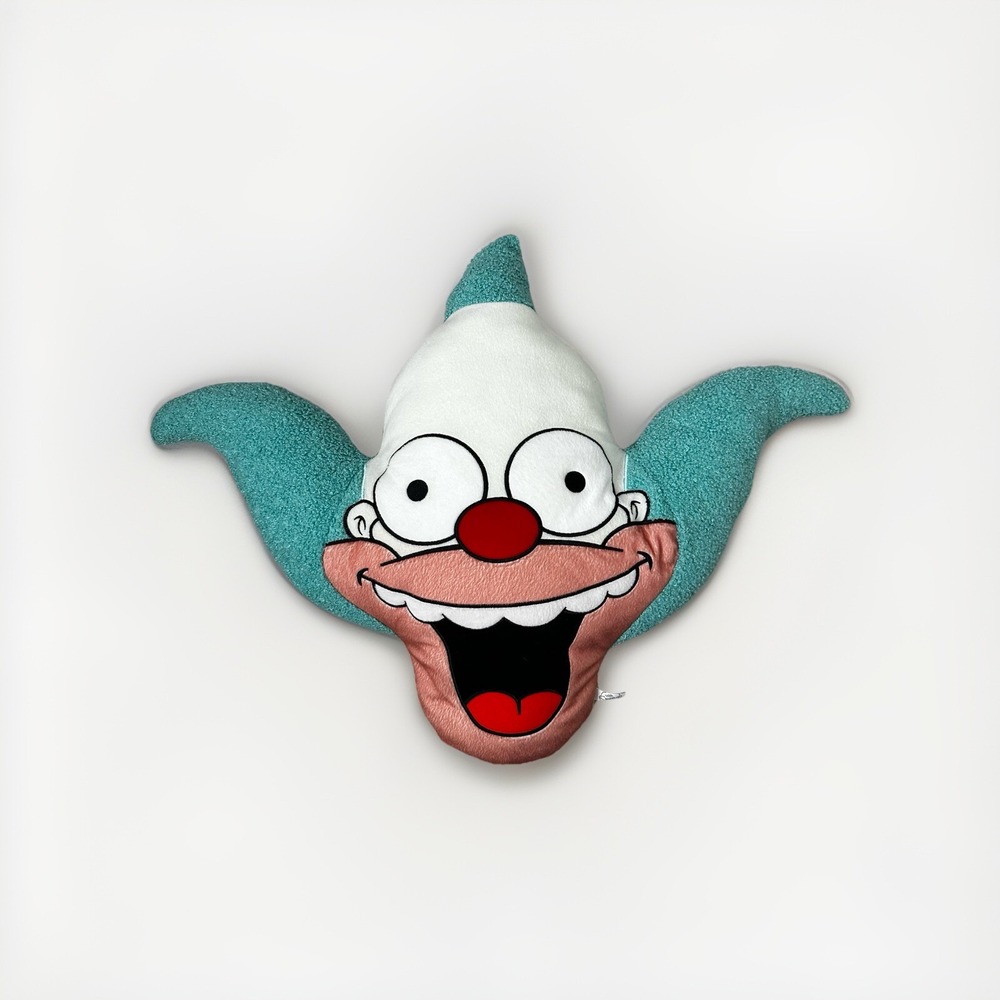 Krusty The Clown Plush Jumbo 22" Stuffed Pillow The Simpsons‎